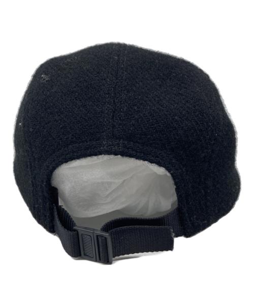 SUPREME（シュプリーム）Supreme (シュプリーム) Harris Tweed camp cap ブラックの古着・服飾アイテム