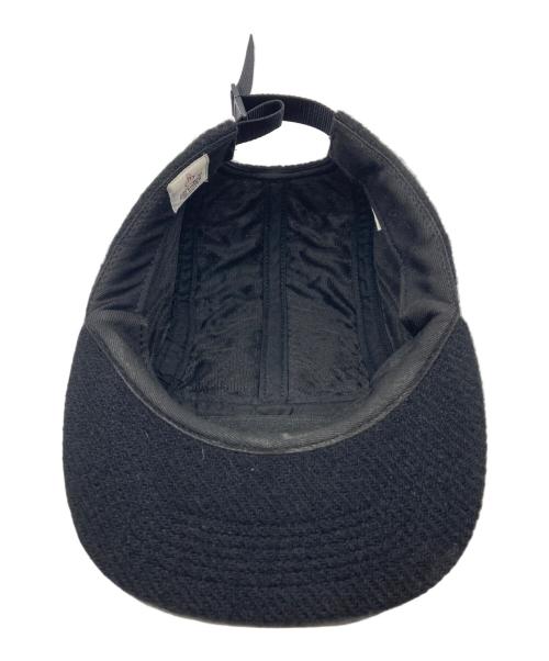 SUPREME（シュプリーム）Supreme (シュプリーム) Harris Tweed camp cap ブラックの古着・服飾アイテム