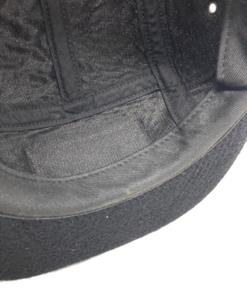 SUPREME（シュプリーム）Supreme (シュプリーム) Harris Tweed camp cap ブラックの古着・服飾アイテム
