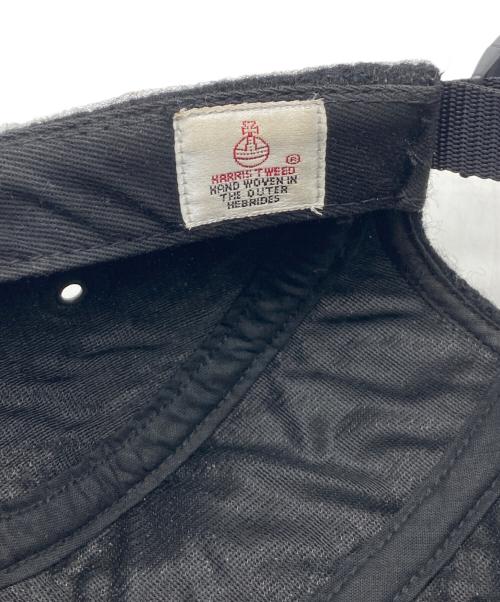 SUPREME（シュプリーム）Supreme (シュプリーム) Harris Tweed camp cap ブラックの古着・服飾アイテム
