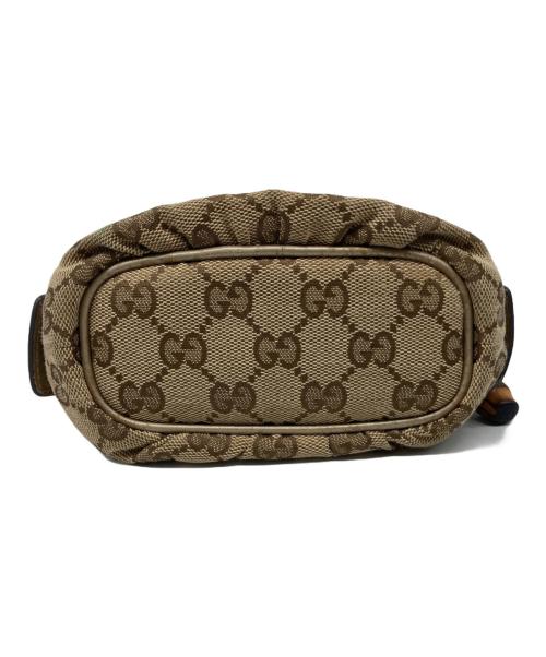 GUCCI（グッチ）GUCCI (グッチ) ミニポーチ ベージュ・ブラウンの古着・服飾アイテム