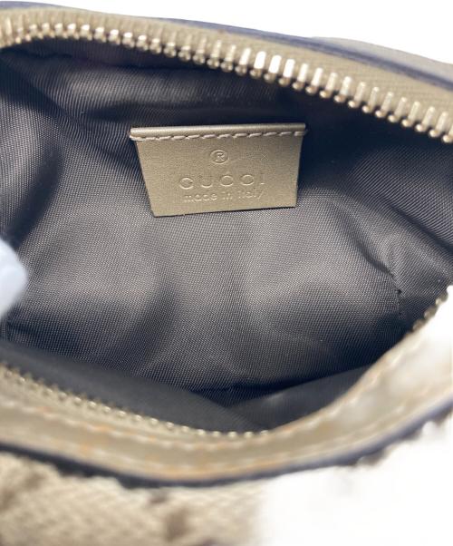 GUCCI（グッチ）GUCCI (グッチ) ミニポーチ ベージュ・ブラウンの古着・服飾アイテム