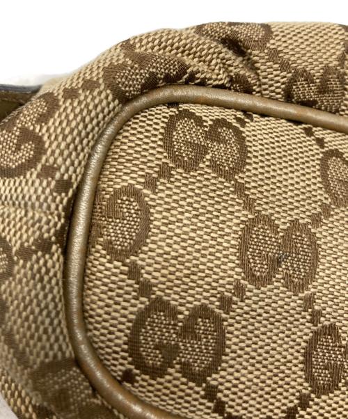 GUCCI（グッチ）GUCCI (グッチ) ミニポーチ ベージュ・ブラウンの古着・服飾アイテム
