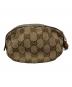GUCCI (グッチ) ミニポーチ ベージュ・ブラウン：10000円