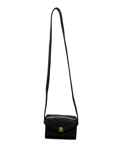 CHANEL（シャネル）CHANEL (シャネル) ショルダーバッグ ブラックの古着・服飾アイテム