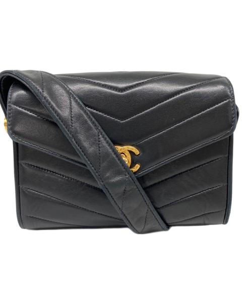 CHANEL（シャネル）CHANEL (シャネル) ショルダーバッグ ブラックの古着・服飾アイテム