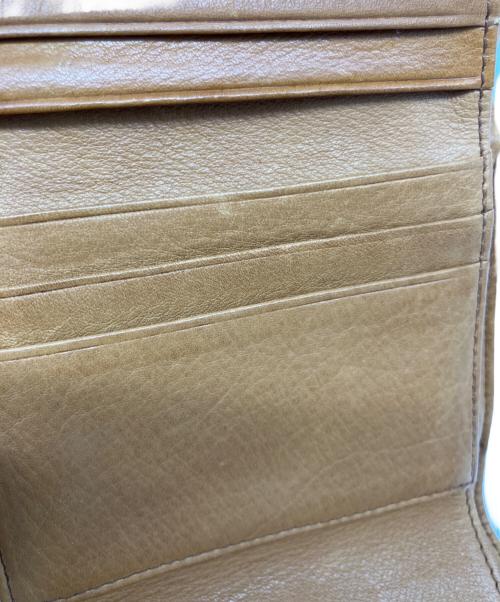 genten（ゲンテン）genten (ゲンテン) 3つ折り財布 ブラウンの古着・服飾アイテム