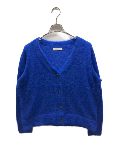 ebure（エブール）EBURE (エブール) アルパカカーディガン ブルー サイズ:Freeの古着・服飾アイテム