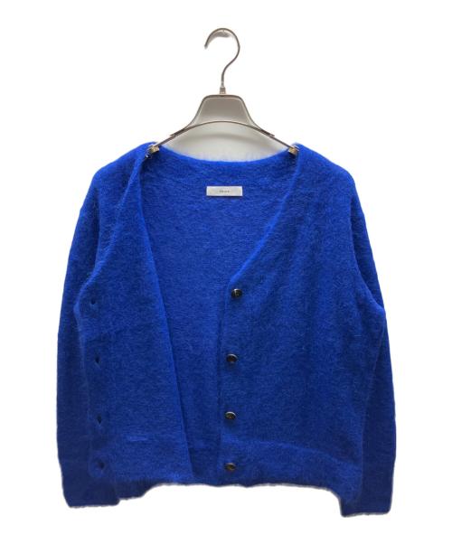 ebure（エブール）EBURE (エブール) アルパカカーディガン ブルー サイズ:Freeの古着・服飾アイテム