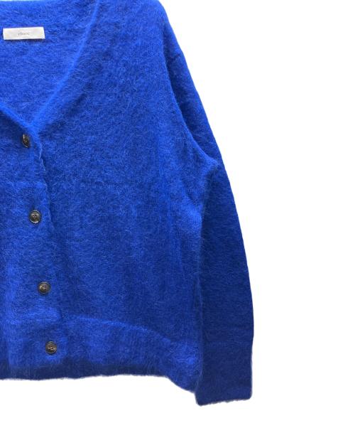 ebure（エブール）EBURE (エブール) アルパカカーディガン ブルー サイズ:Freeの古着・服飾アイテム