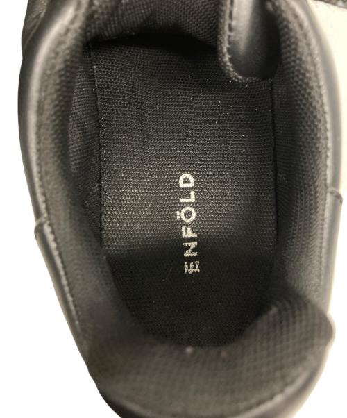 ENFOLD（エンフォルド）ENFOLD (エンフォルド) レザーローカットスニーカー ブラック サイズ:37の古着・服飾アイテム