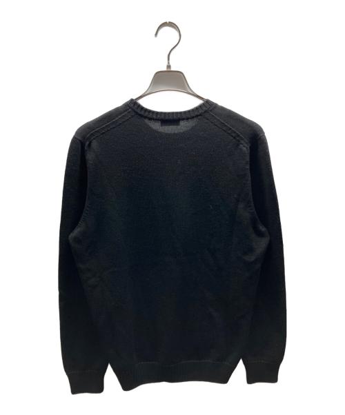 Drumohr（ドルモア）Drumohr (ドルモア) メリノウールニット ブラック サイズ:50の古着・服飾アイテム