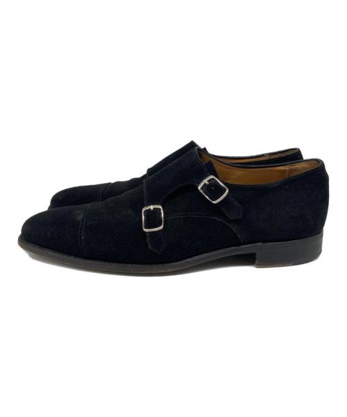 Carlos Santos（カルロスサントス）Carlos Santos (カルロスサントス) モンクストラップシューズ ブラック サイズ:SIZE 8の古着・服飾アイテム
