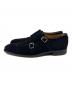 Carlos Santos (カルロスサントス) モンクストラップシューズ ブラック サイズ:SIZE 8：10000円