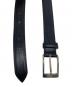 Whitehouse Cox (ホワイトハウスコックス) レザーベルト ブラック サイズ:32/80：8000円