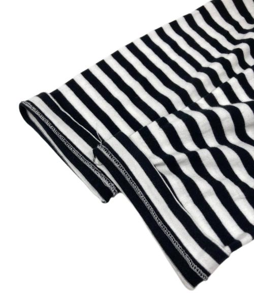 PLAY COMME des GARCONS（プレイコムデギャルソン）PLAY COMME des GARCONS (プレイコムデギャルソン) ボーダーロングスリーブカットソー ブラック サイズ:XLの古着・服飾アイテム