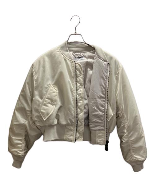 TOP KHAKI（トップカーキ）TOP KHAKI (トップカーキ) AP STUDIO (エーピーストゥディオ) 別注ショートMA-1 アイボリー サイズ:38 未使用品の古着・服飾アイテム