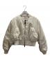 TOP KHAKI（トップカーキ）の古着「別注ショートMA-1」｜アイボリー