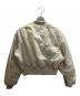 TOP KHAKI (トップカーキ) AP STUDIO (エーピーストゥディオ) 別注ショートMA-1 アイボリー サイズ:38 未使用品：15000円