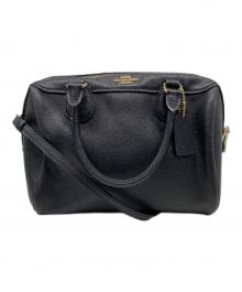 COACH（コーチ）の古着「グ ミニ ベネット サッチェル2WAYバッグ」｜ブラック