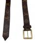 LOUIS VUITTON (ルイ ヴィトン) サンチュール デイリー マルチポケット 30MM ブラウン・ブラック：70000円