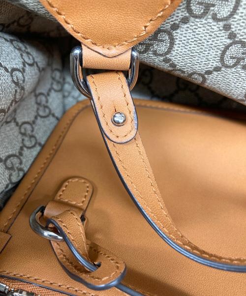 GUCCI（グッチ）GUCCI (グッチ) 2WAYバッグ アイボリー×ブラウンの古着・服飾アイテム