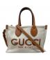 GUCCI（グッチ）の古着「2WAYバッグ」｜アイボリー×ブラウン