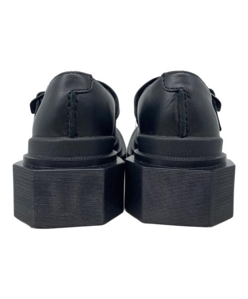 Dr.Martens（ドクターマーチン）Dr.Martens (ドクターマーチン) スクエアトゥ メリージェーン ヒール ブラック サイズ:UK3の古着・服飾アイテム