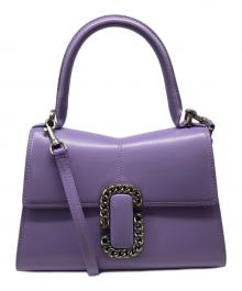 MARC JACOBS（マークジェイコブス）の古着「THE ST. MARC トップハンドルバッグ」｜パープル