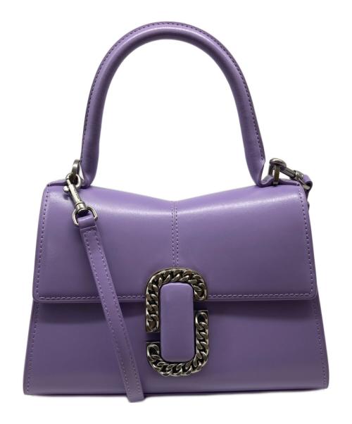 MARC JACOBS（マークジェイコブス）MARC JACOBS (マークジェイコブス) THE ST. MARC トップハンドルバッグ パープルの古着・服飾アイテム