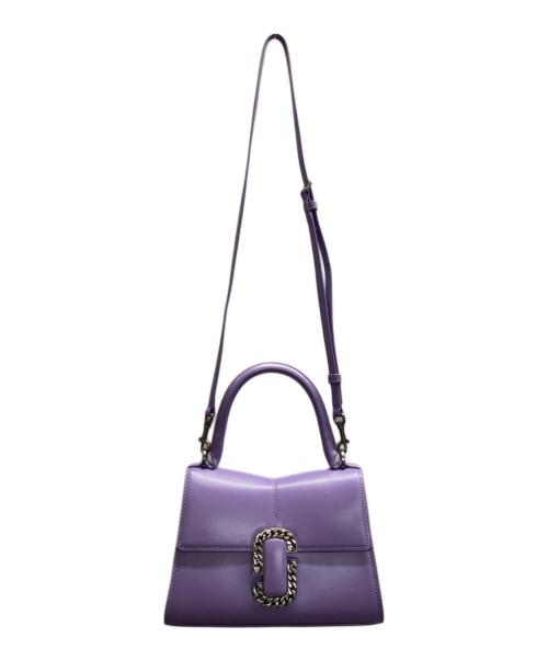 MARC JACOBS（マークジェイコブス）MARC JACOBS (マークジェイコブス) THE ST. MARC トップハンドルバッグ パープルの古着・服飾アイテム
