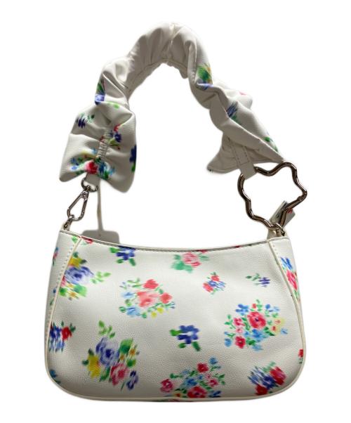 POPPY（ポピー）POPPY (ポピー) Blurred leather handbag ホワイト 未使用品の古着・服飾アイテム