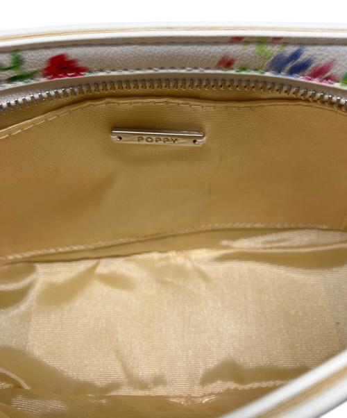 POPPY（ポピー）POPPY (ポピー) Blurred leather handbag ホワイト 未使用品の古着・服飾アイテム