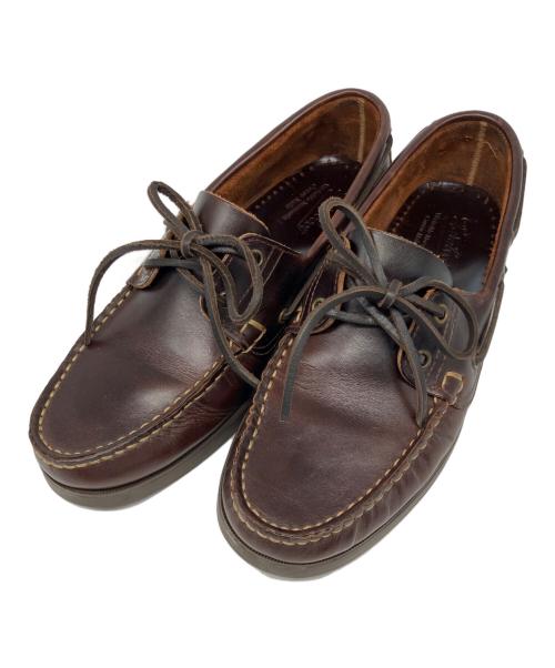 PARABOOT（パラブーツ）PARABOOT (パラブーツ) MARINE BARTH デッキシューズ ブラウン サイズ:7の古着・服飾アイテム