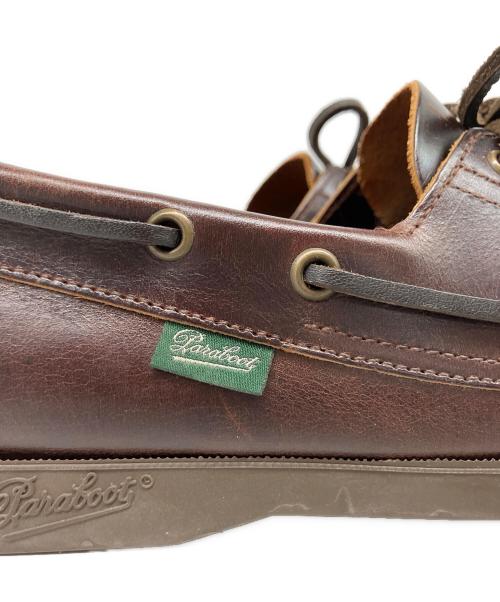 PARABOOT（パラブーツ）PARABOOT (パラブーツ) MARINE BARTH デッキシューズ ブラウン サイズ:7の古着・服飾アイテム