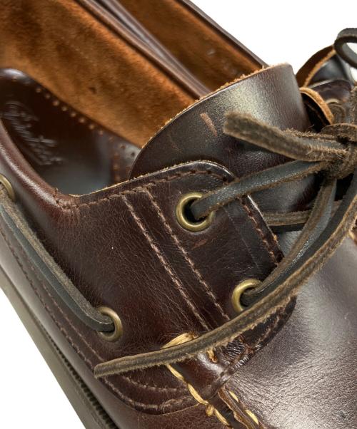 PARABOOT（パラブーツ）PARABOOT (パラブーツ) MARINE BARTH デッキシューズ ブラウン サイズ:7の古着・服飾アイテム