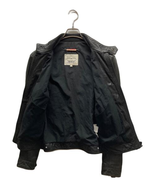 LEVI'S（リーバイス）LEVI'S (リーバイス) シングルレザージャケット ブラック サイズ:Ⅿの古着・服飾アイテム