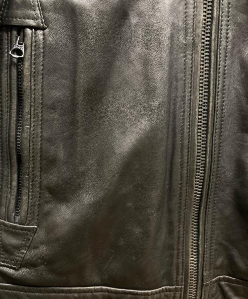 LEVI'S（リーバイス）LEVI'S (リーバイス) シングルレザージャケット ブラック サイズ:Ⅿの古着・服飾アイテム