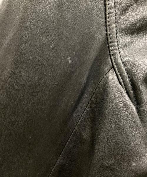 LEVI'S（リーバイス）LEVI'S (リーバイス) シングルレザージャケット ブラック サイズ:Ⅿの古着・服飾アイテム