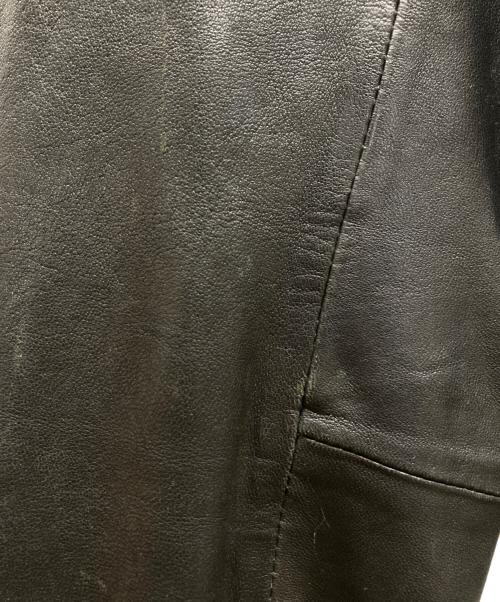 LEVI'S（リーバイス）LEVI'S (リーバイス) シングルレザージャケット ブラック サイズ:Ⅿの古着・服飾アイテム