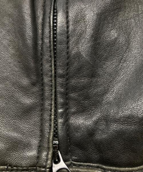 LEVI'S（リーバイス）LEVI'S (リーバイス) シングルレザージャケット ブラック サイズ:Ⅿの古着・服飾アイテム