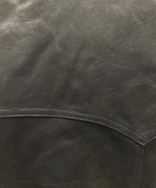 LEVI'S（リーバイス）LEVI'S (リーバイス) シングルレザージャケット ブラック サイズ:Ⅿの古着・服飾アイテム