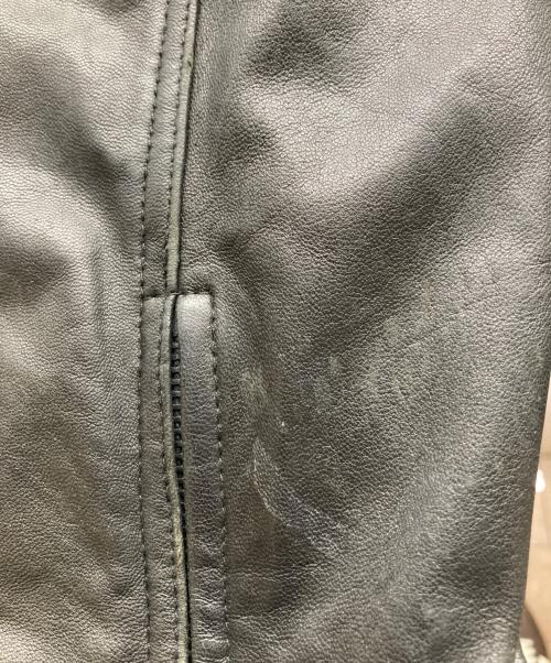 LEVI'S（リーバイス）LEVI'S (リーバイス) シングルレザージャケット ブラック サイズ:Ⅿの古着・服飾アイテム