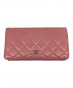 CHANELシャネル）の古着「長財布」｜ピンク