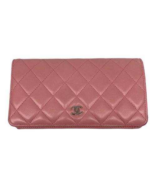 CHANEL（シャネル）CHANEL (シャネル) 長財布 ピンクの古着・服飾アイテム