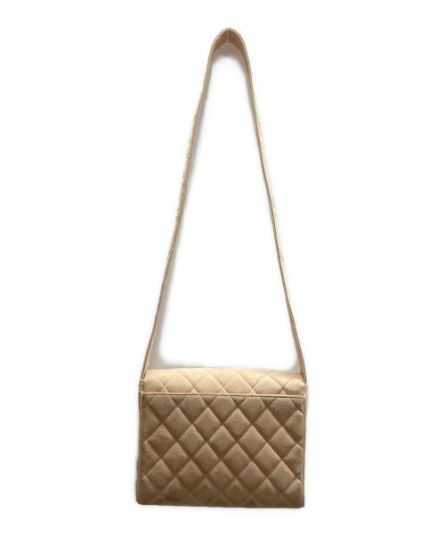 CHANEL（シャネル）CHANEL (シャネル) ショルダーバッグ ベージュ・ピンクベージュの古着・服飾アイテム
