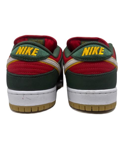 NIKE SB（ナイキエスビー）NIKE SB (ナイキエスビー) Dunk Low PRM レッド×グリーン サイズ:28の古着・服飾アイテム