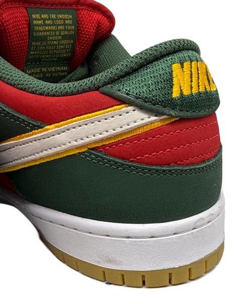 NIKE SB（ナイキエスビー）NIKE SB (ナイキエスビー) Dunk Low PRM レッド×グリーン サイズ:28の古着・服飾アイテム