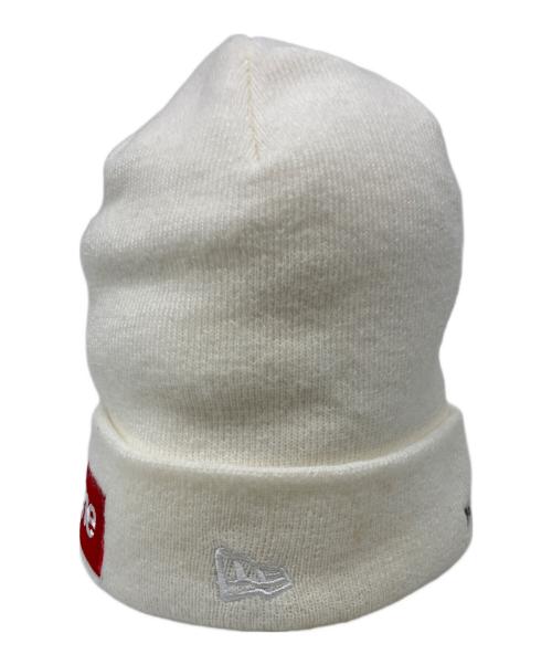 SUPREME（シュプリーム）Supreme (シュプリーム) New Era (ニューエラ) box rogo beanie ベージュの古着・服飾アイテム