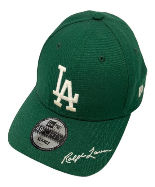 New Era（ニューエラ）New Era (ニューエラ) POLO RALPH LAUREN (ポロ・ラルフローレン) コラボキャップ グリーンの古着・服飾アイテム